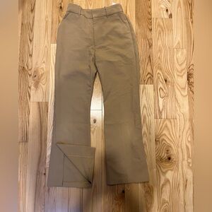 Abercrombie Khaki Split Hem Trousers. Size 28/6.